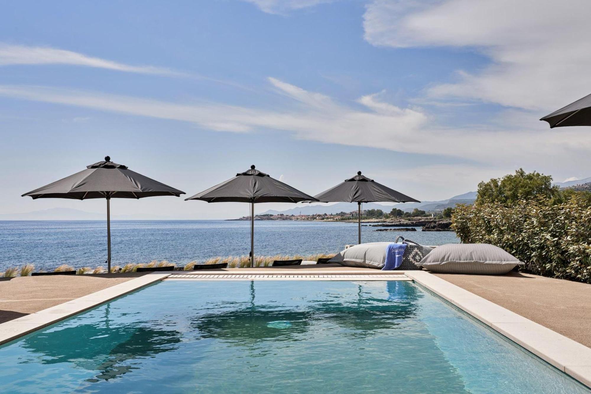 Beachfront Alassa Villas With Private Pools Kotronion  Екстериор снимка