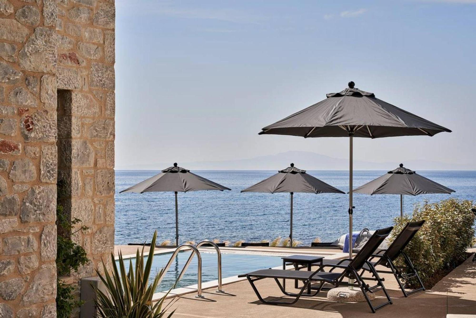 Beachfront Alassa Villas With Private Pools Kotronion  Екстериор снимка